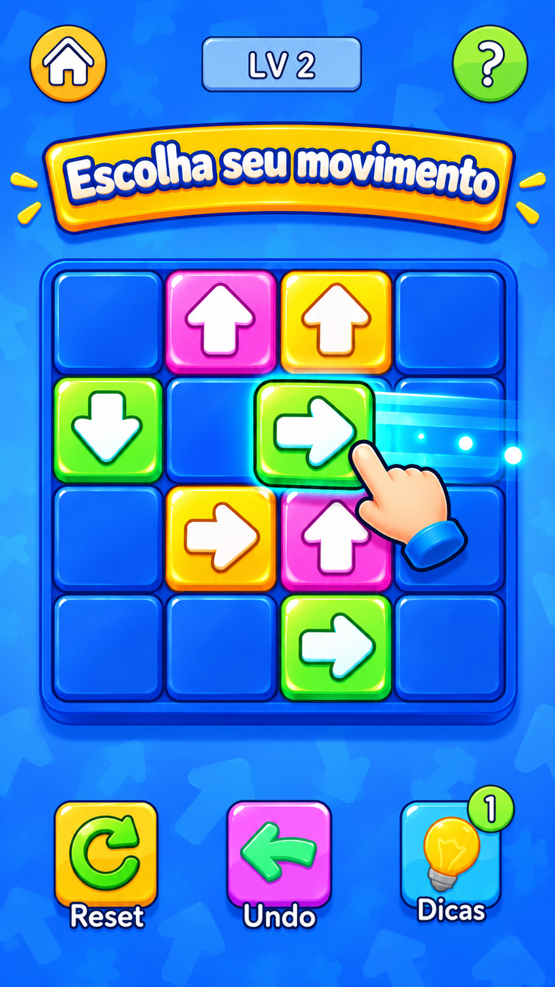 Captura de tela 2 de Arrow Slide Puzzle