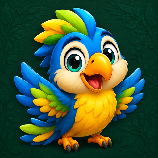 Ícone de Bird Tile Trio — Match-3