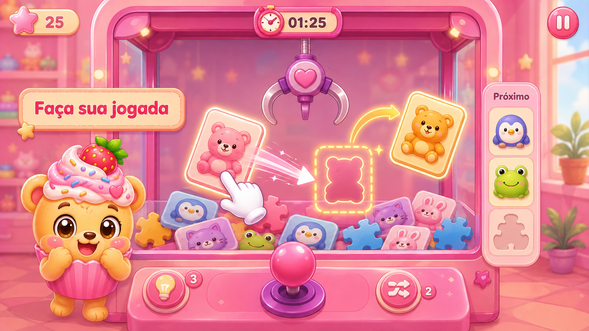 Captura de tela 2 de Brainy Mini Games