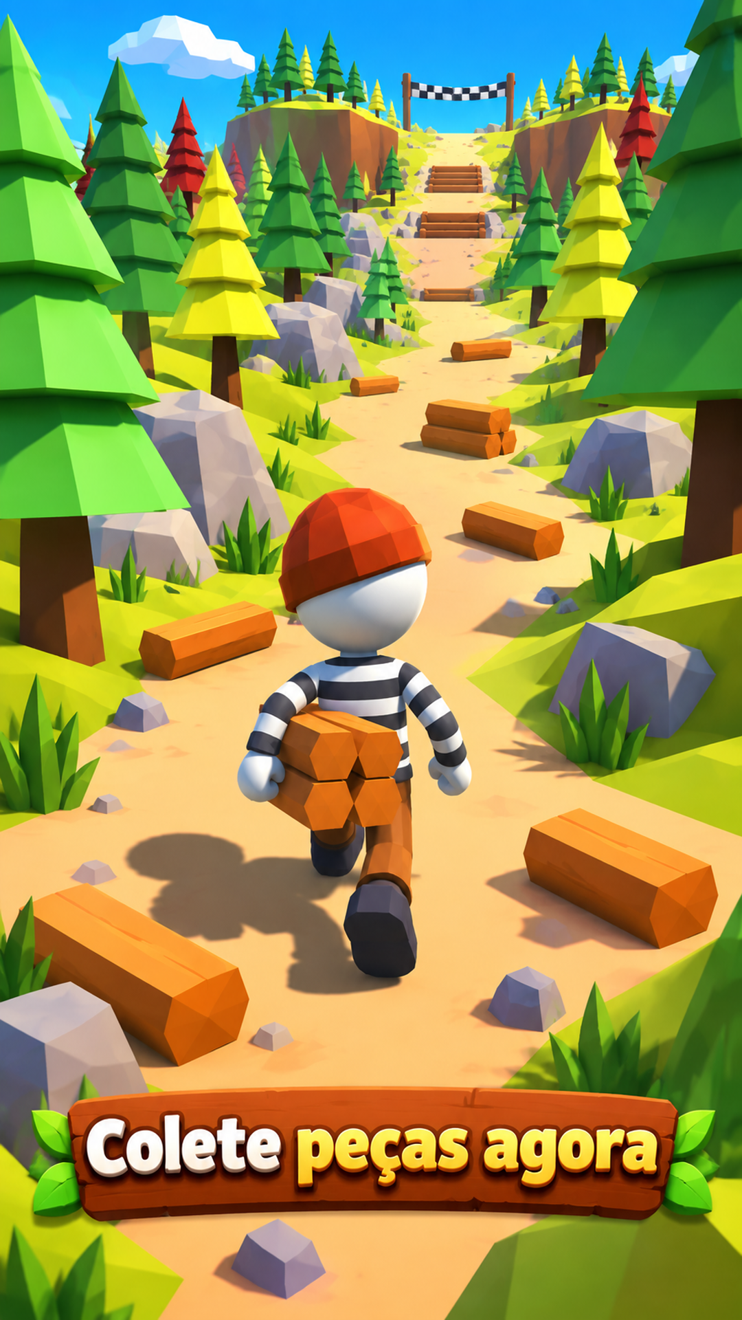 Captura de tela 1 de Build & Climb: Wood Steps