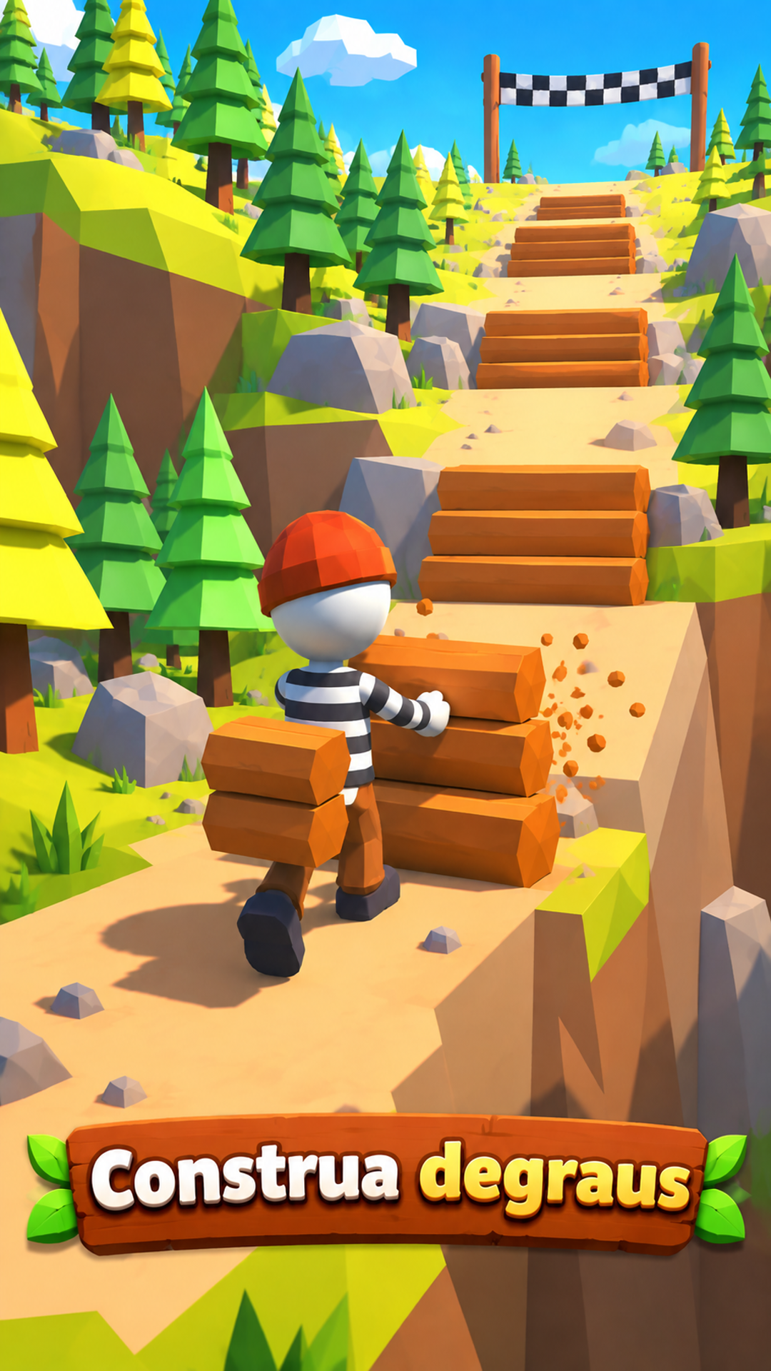 Captura de tela 2 de Build & Climb: Wood Steps