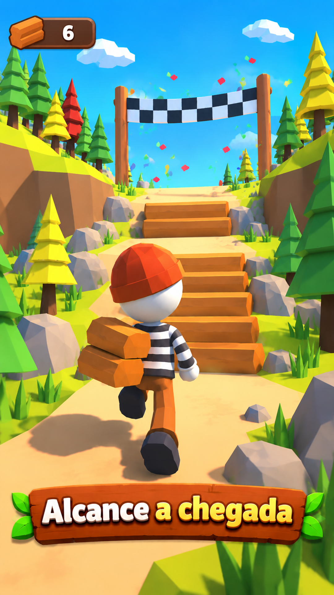 Captura de tela 3 de Build & Climb: Wood Steps