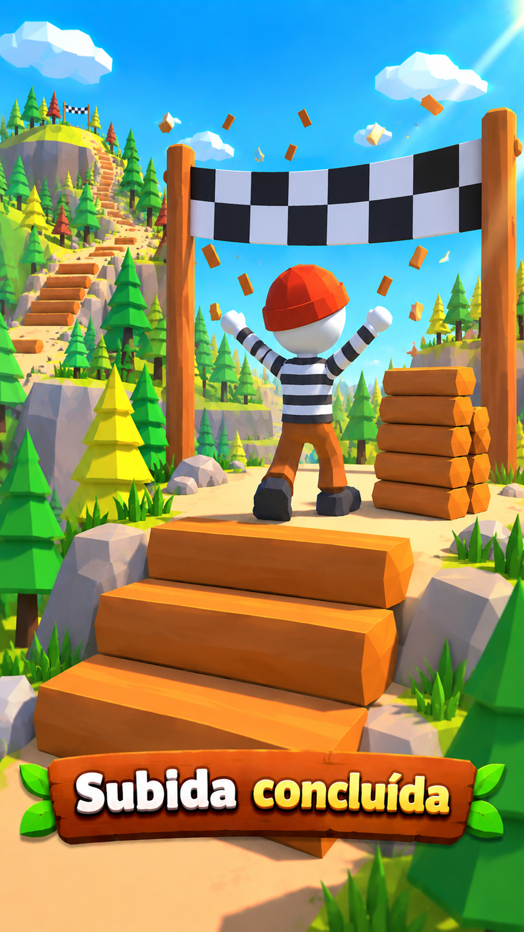 Captura de tela 5 de Build & Climb: Wood Steps