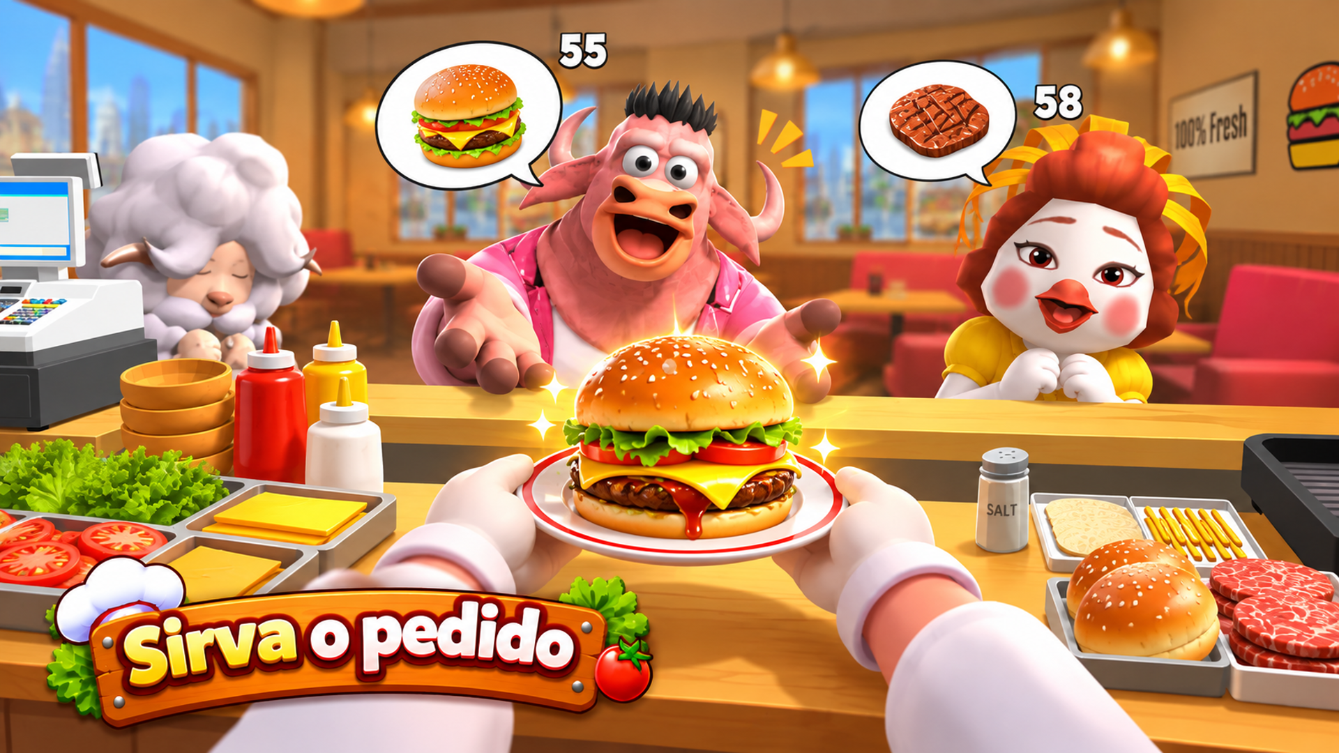 Captura de tela 3 de Chef Match: Speed Serve