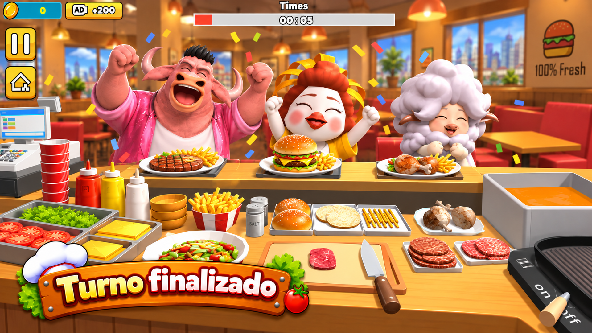 Captura de tela 5 de Chef Match: Speed Serve