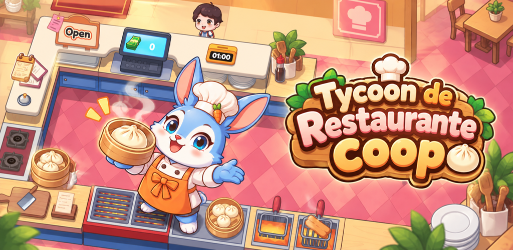 Imagem promocional de Co-op Restaurant Tycoon