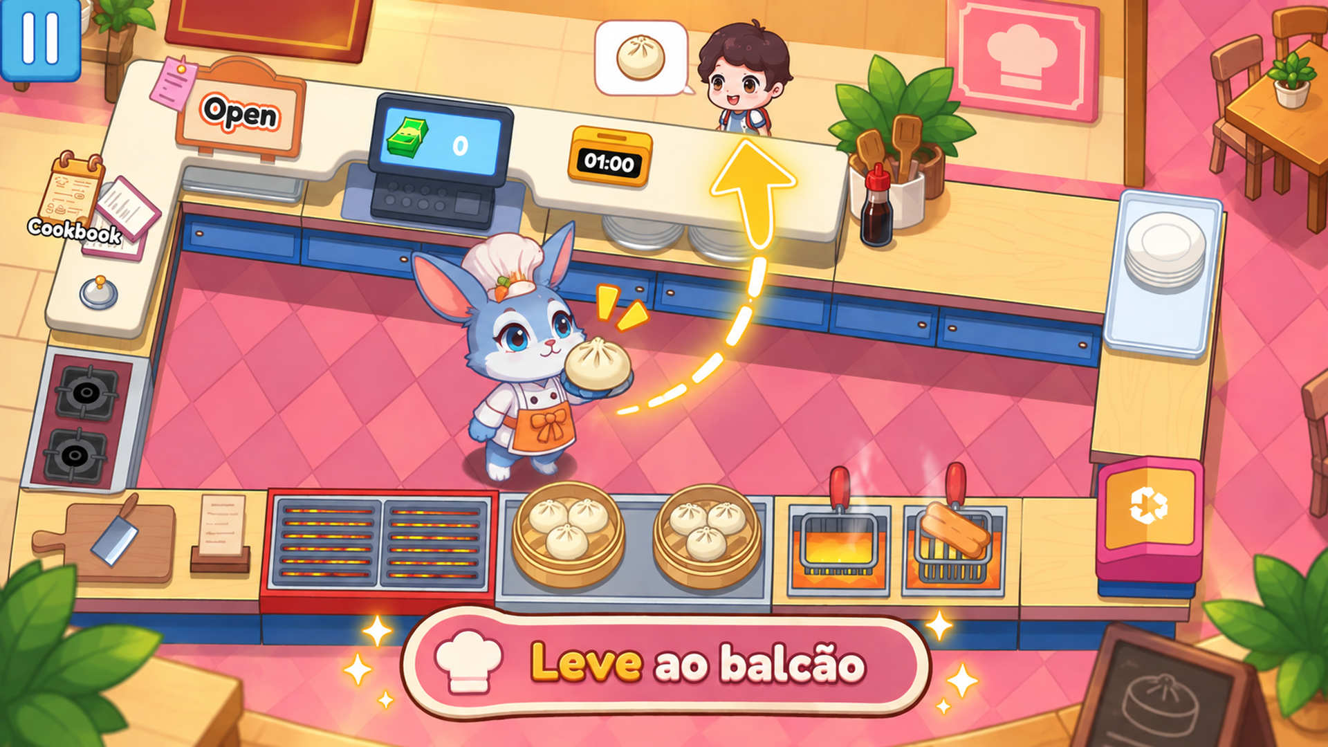 Captura de tela 2 de Co-op Restaurant Tycoon