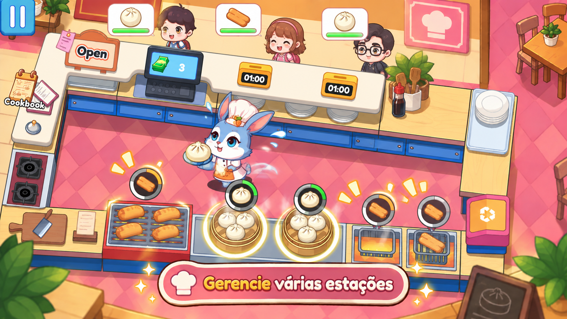 Captura de tela 4 de Co-op Restaurant Tycoon