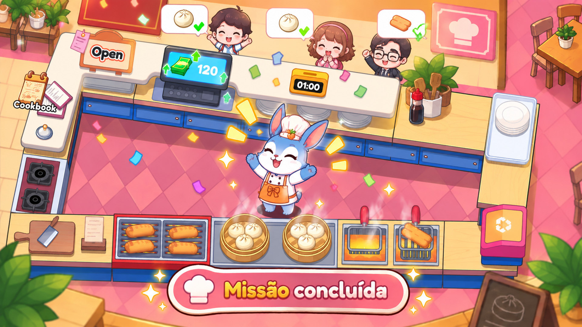 Captura de tela 5 de Co-op Restaurant Tycoon