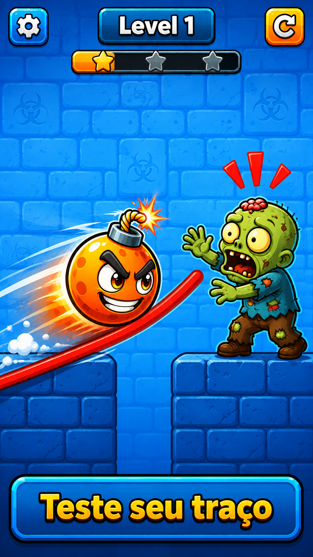 Captura de tela 2 de Draw & Roll Bombs