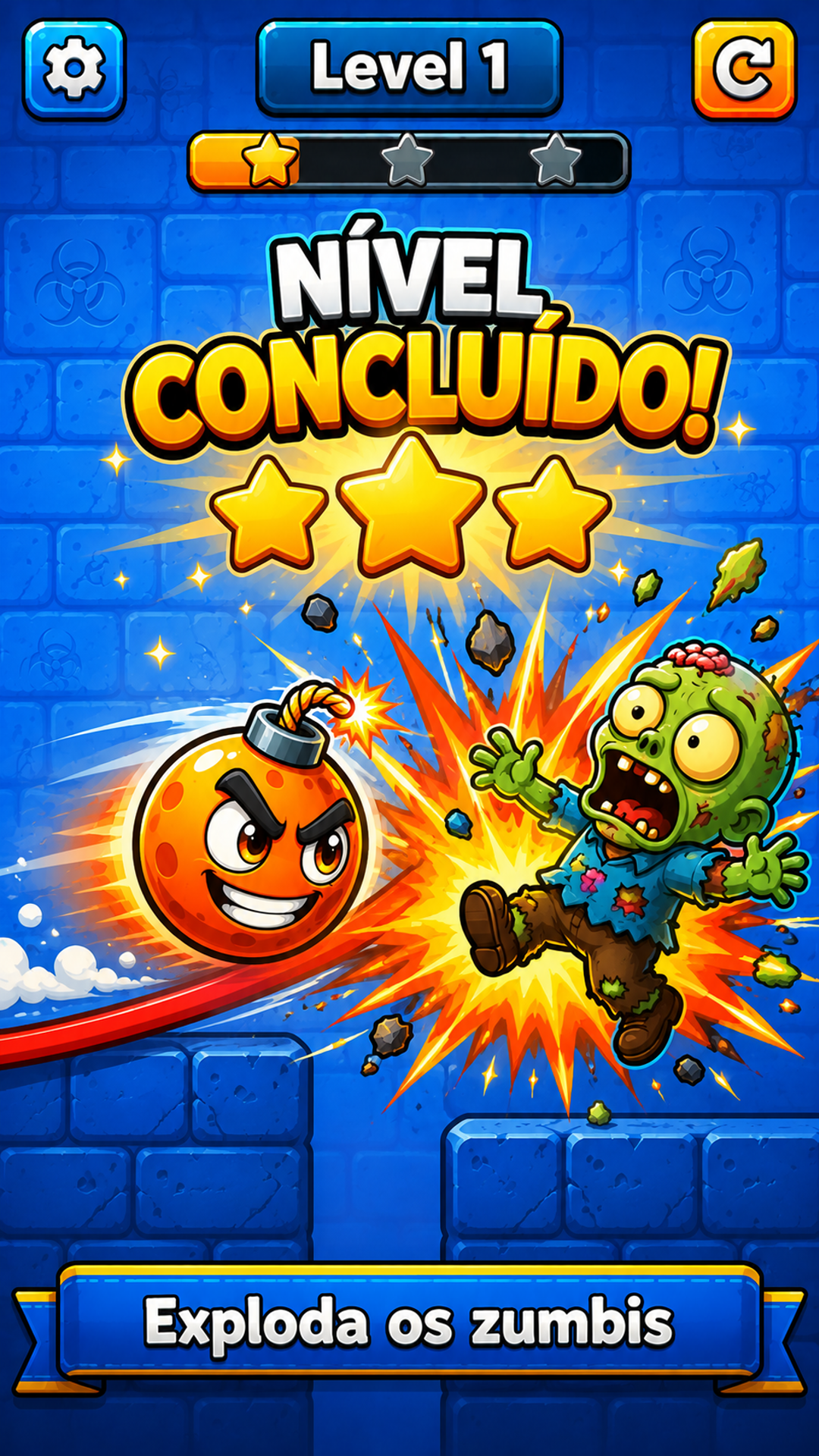 Captura de tela 3 de Draw & Roll Bombs