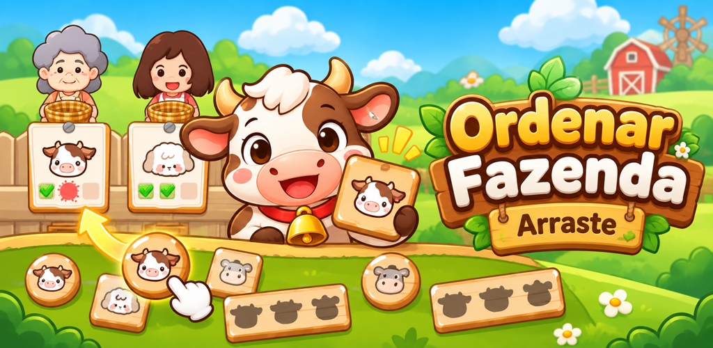 Imagem promocional de Farm Sort: Drag & Deliver