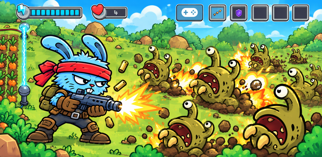 Imagem promocional de Farmfront: Wave Shooter