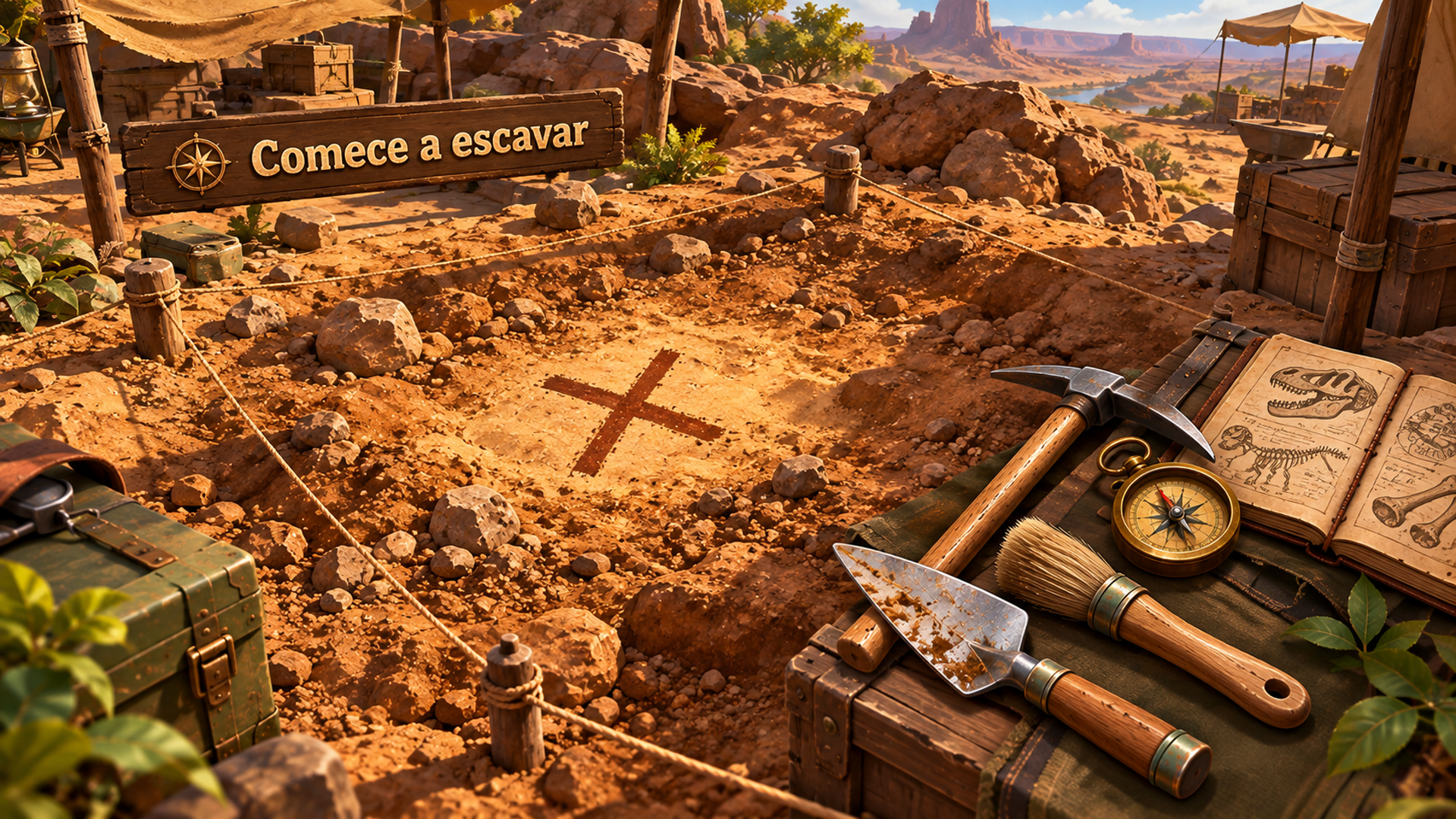 Captura de tela 1 de Fossil Dig: Assemble
