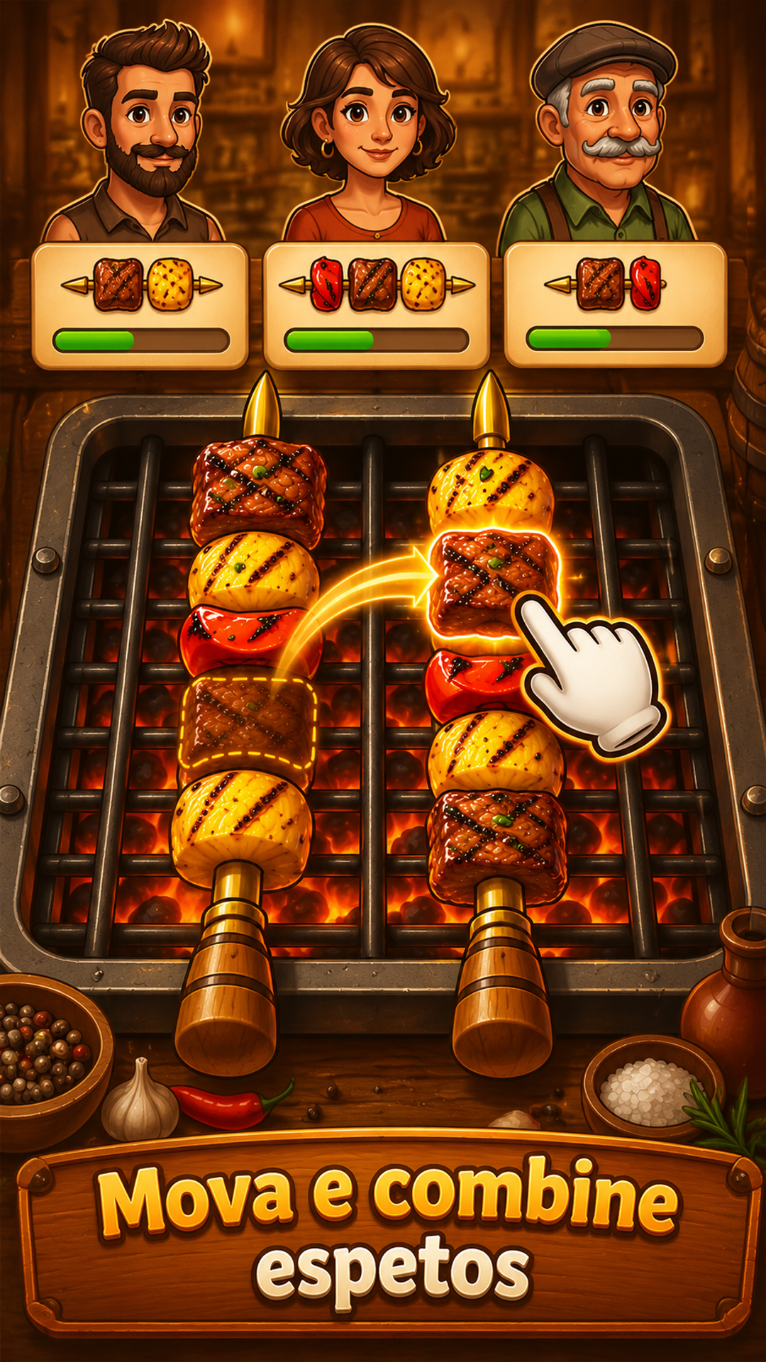 Captura de tela 1 de Grill Skewer Sort