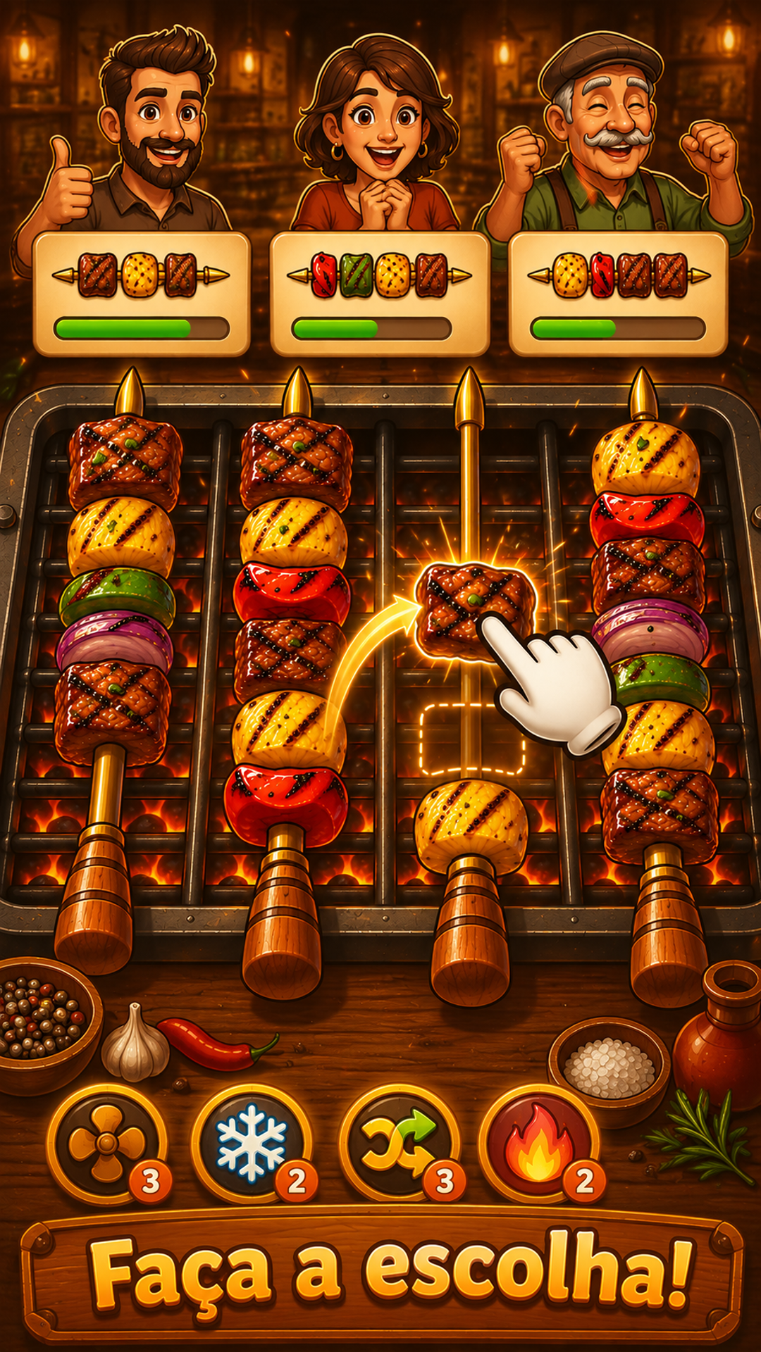 Captura de tela 2 de Grill Skewer Sort