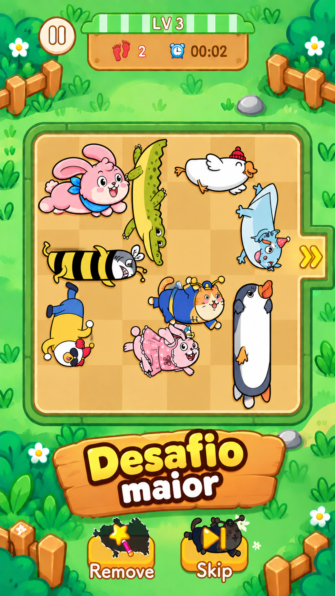 Captura de tela 4 de Klotski: Free the Pink Rabbit