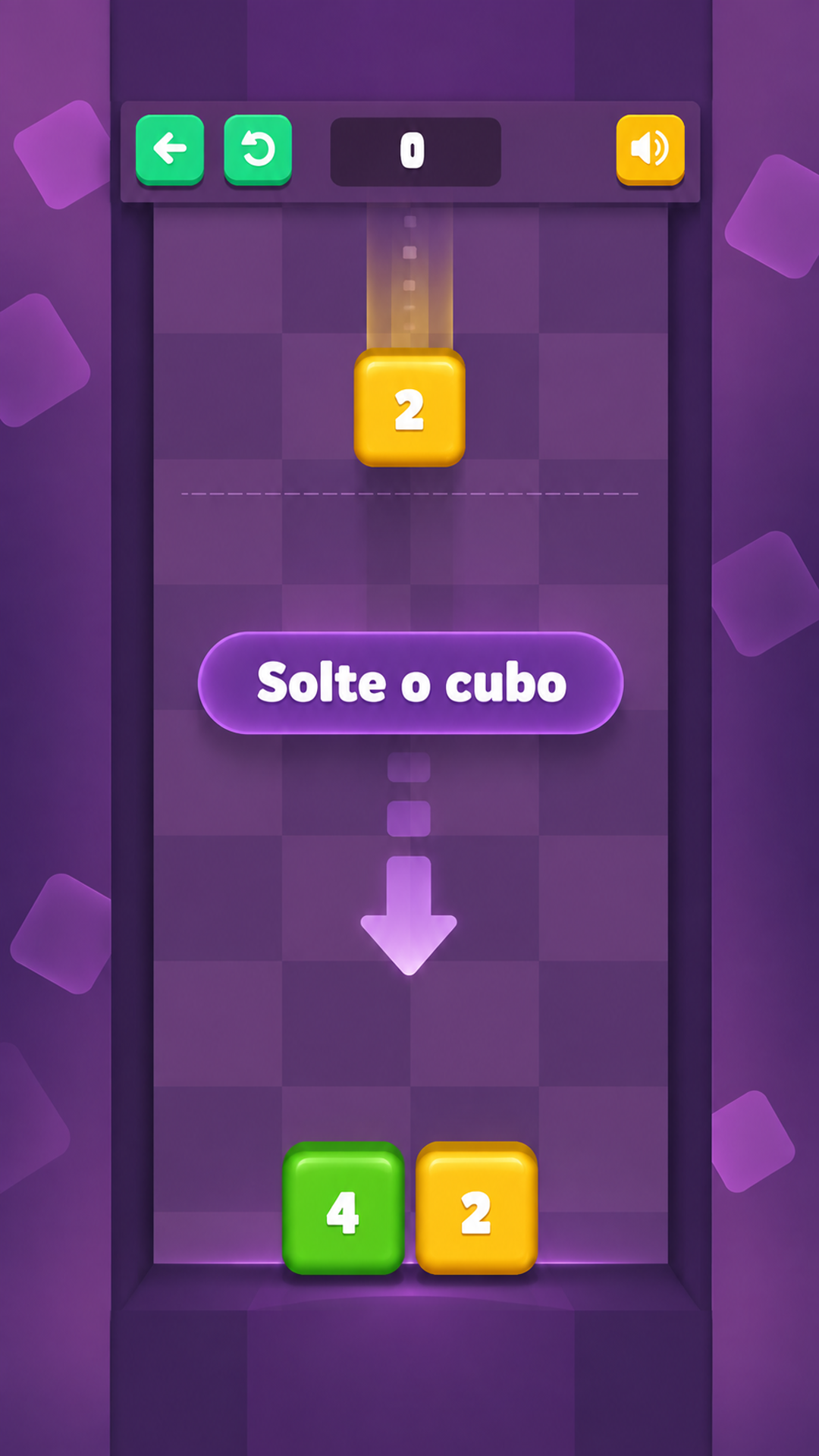 Captura de tela 1 de Merge Cubes: Number Puzzle