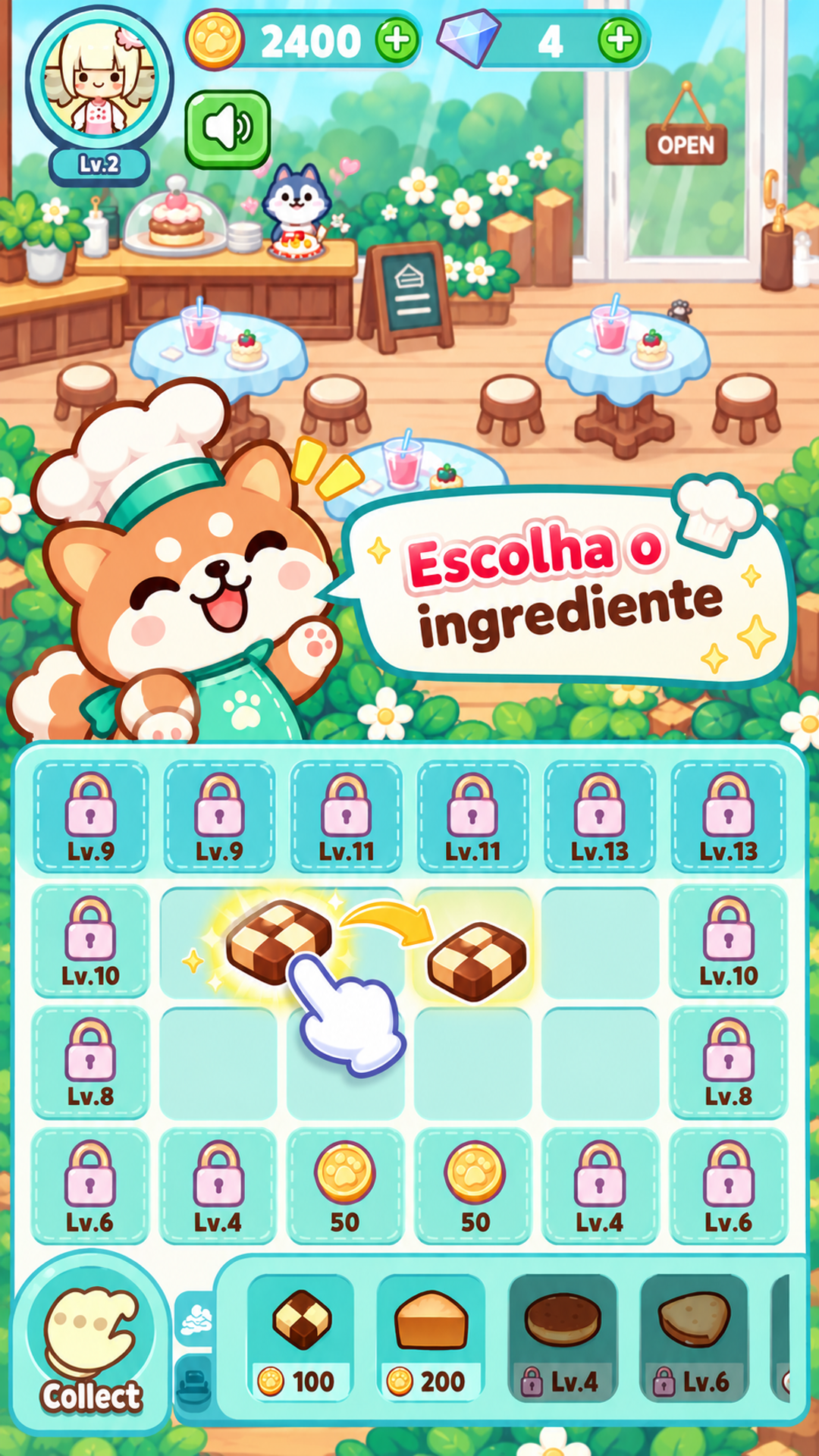 Captura de tela 2 de Merge & Serve: Zoo Diner