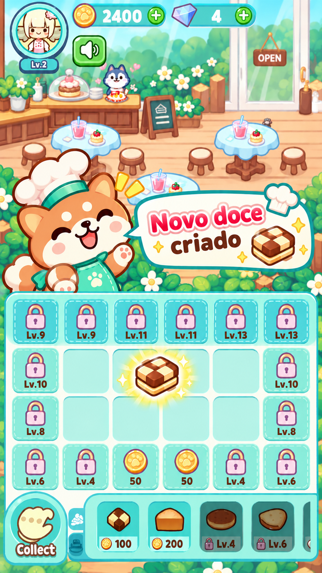 Captura de tela 3 de Merge & Serve: Zoo Diner