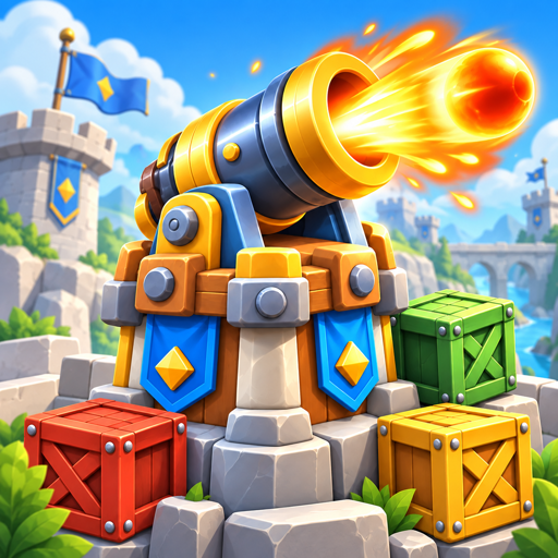 Ícone do jogo Merge Turrets: Push Crates
