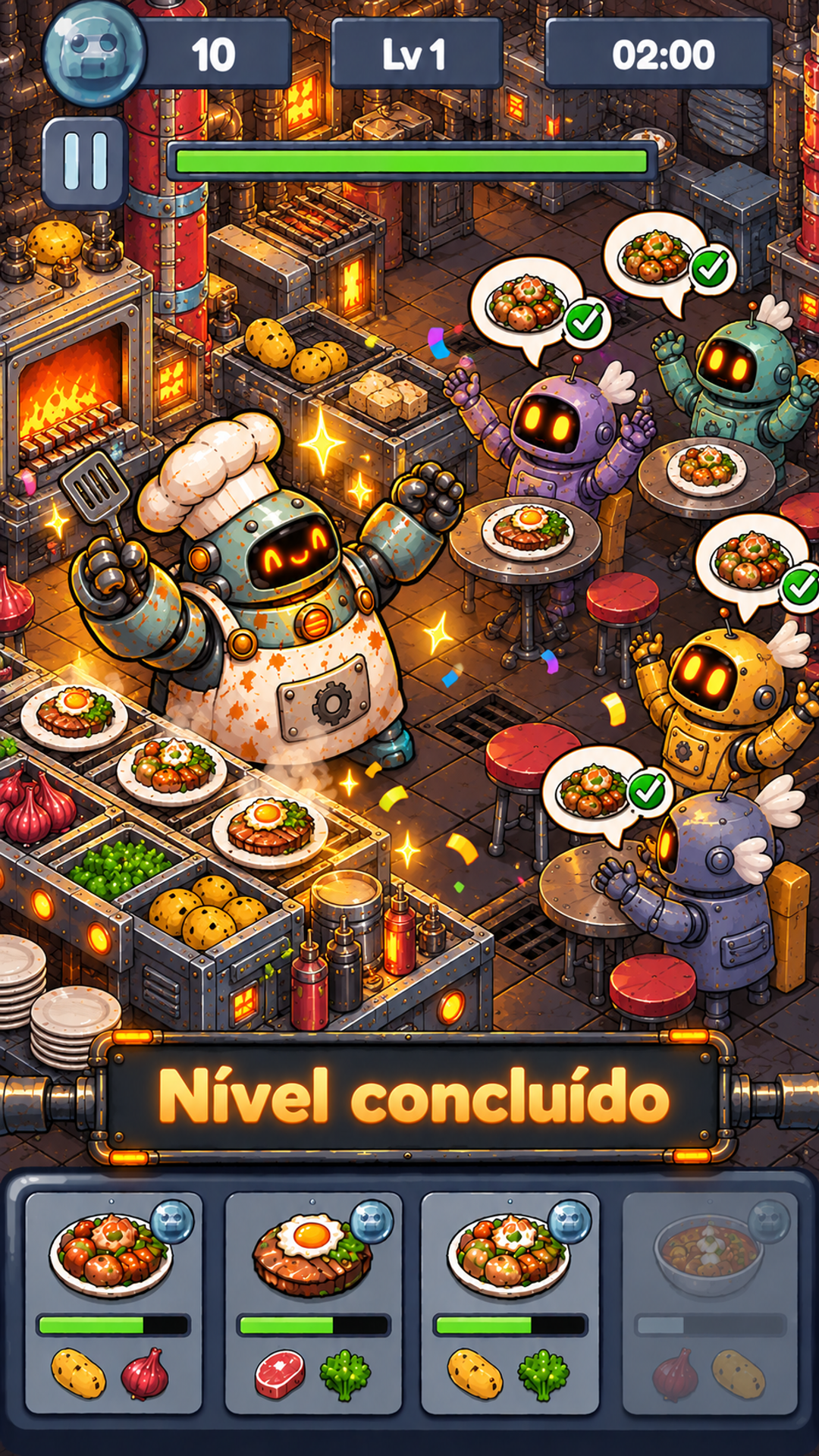 Captura de tela 5 de Monster Chef: Robot Kitchen
