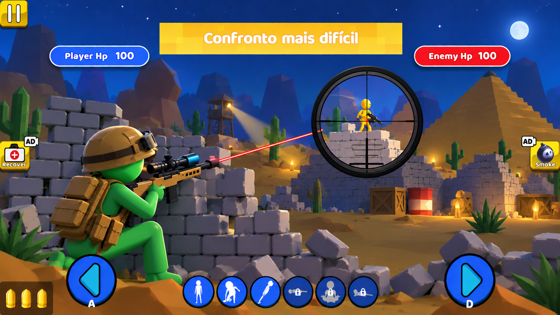 Captura de tela 4 de One-Shot Sniper: Duel