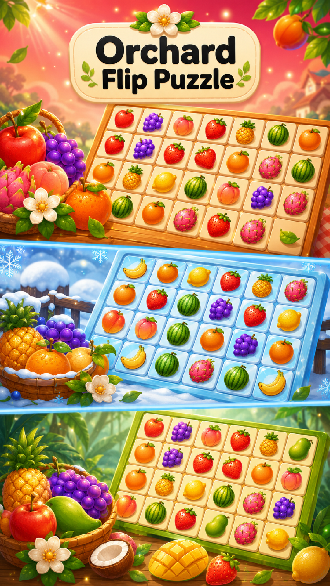 Captura de tela 7 de Orchard Flip Puzzle