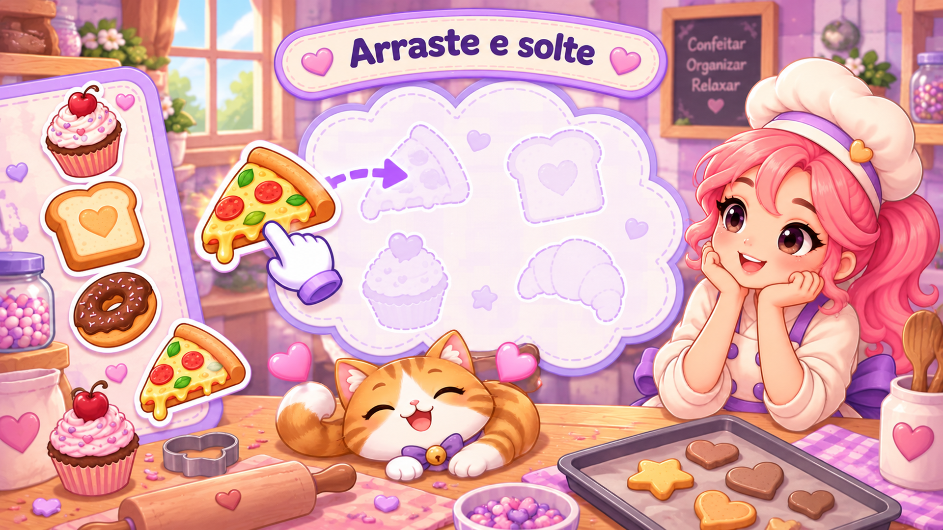 Captura de tela 2 de Organize: Sticker Puzzle