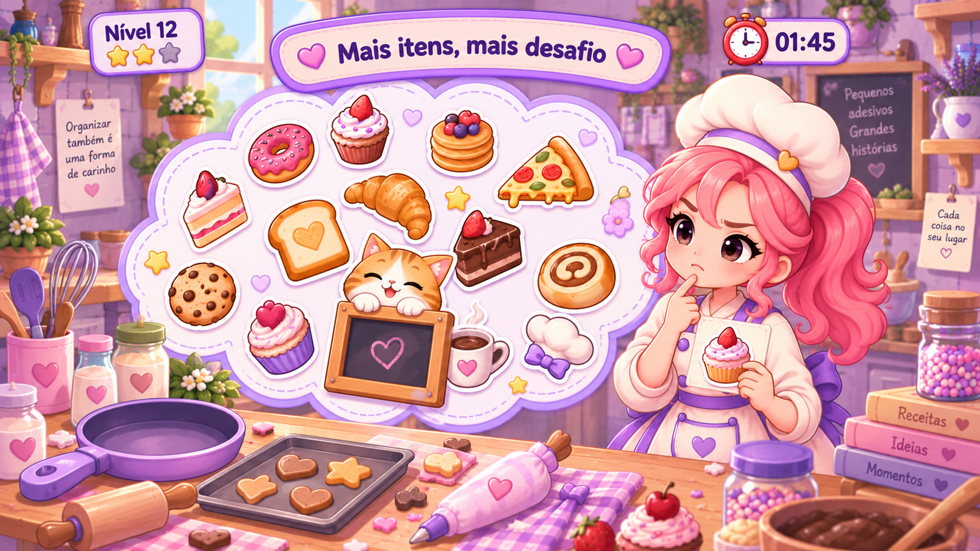 Captura de tela 4 de Organize: Sticker Puzzle