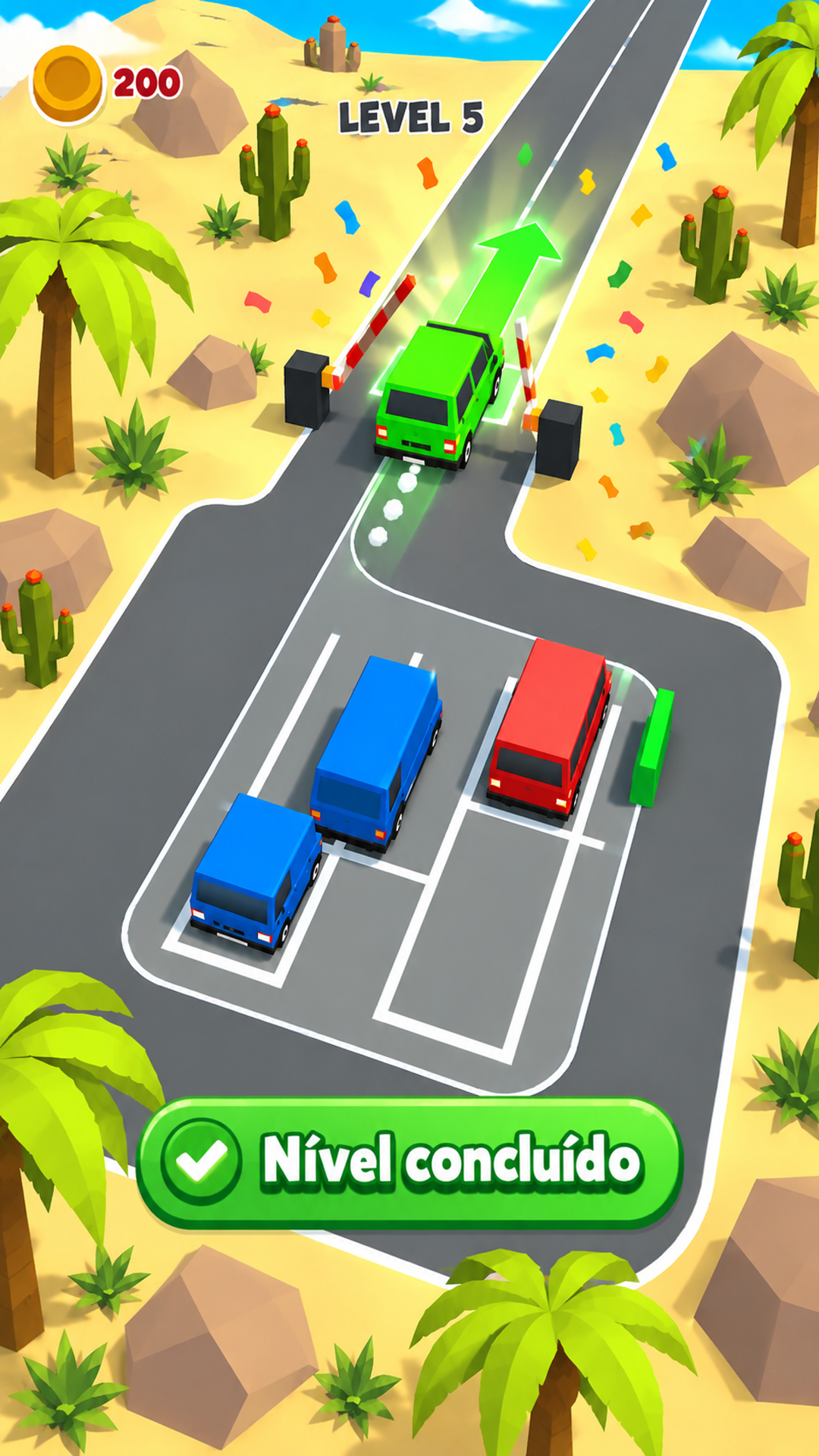 Captura de tela 5 de Parking Escape: Slide Cars