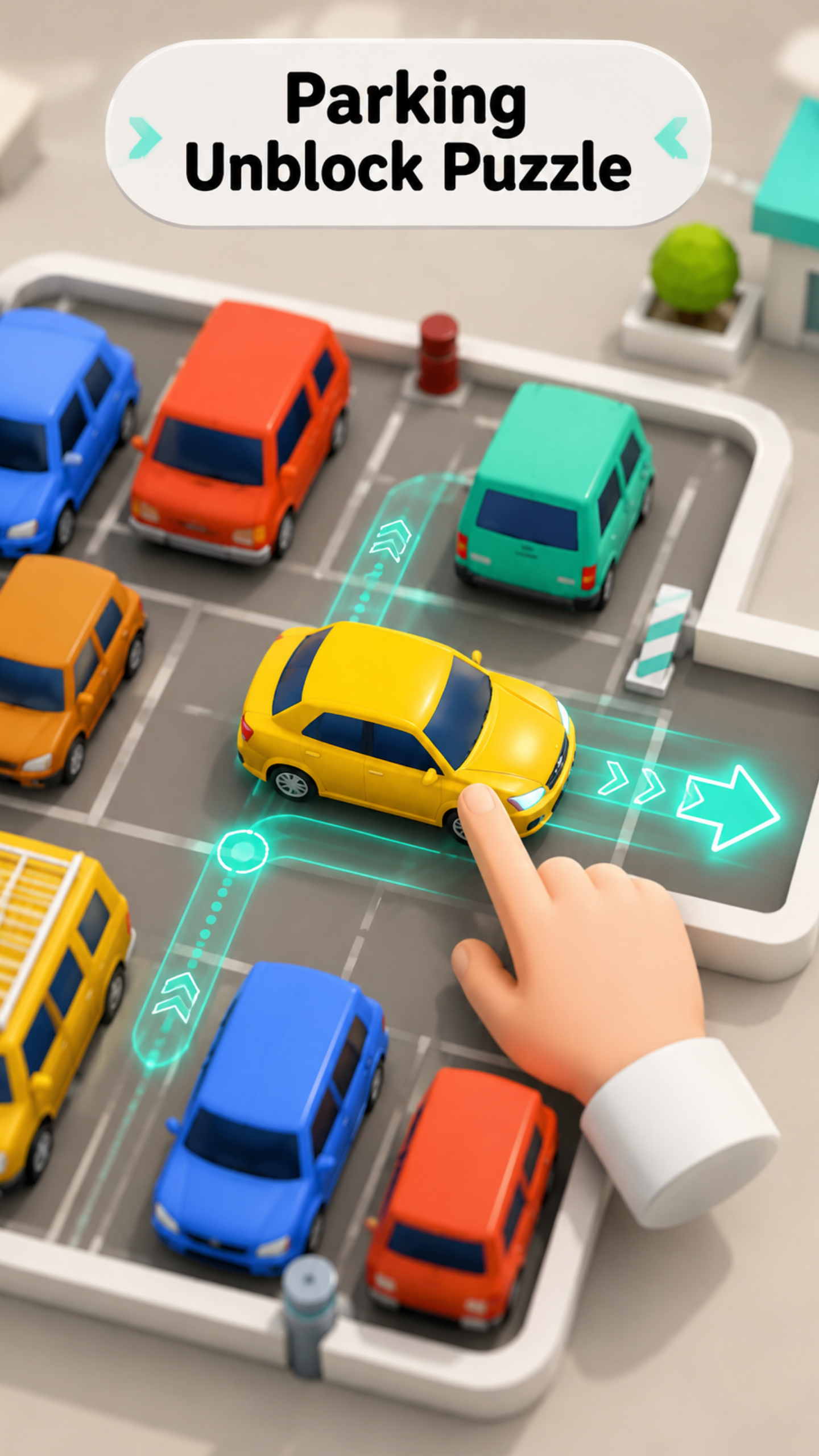 Captura de tela 1 de Parking Unblock Puzzle