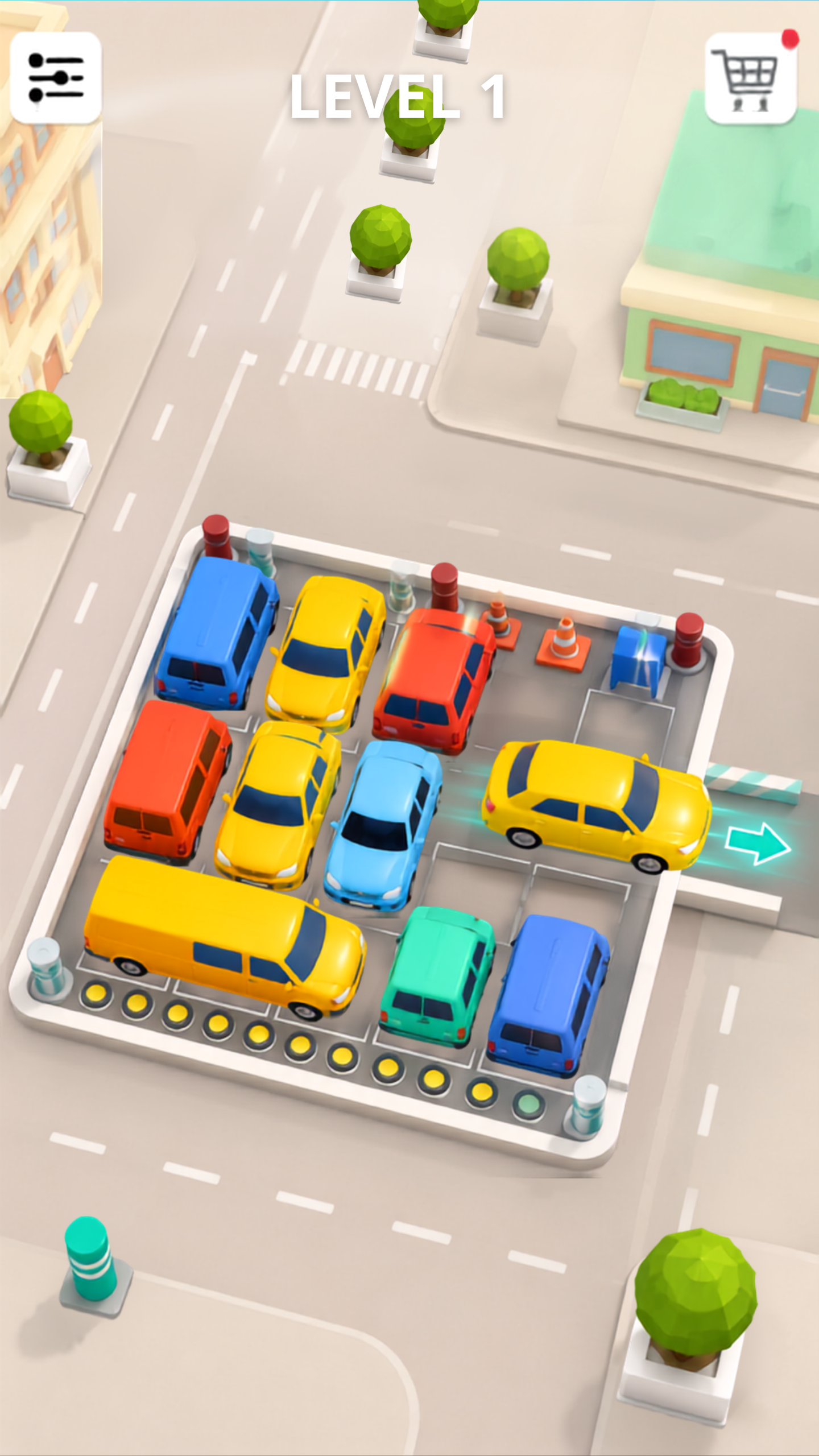 Captura de tela 2 de Parking Unblock Puzzle