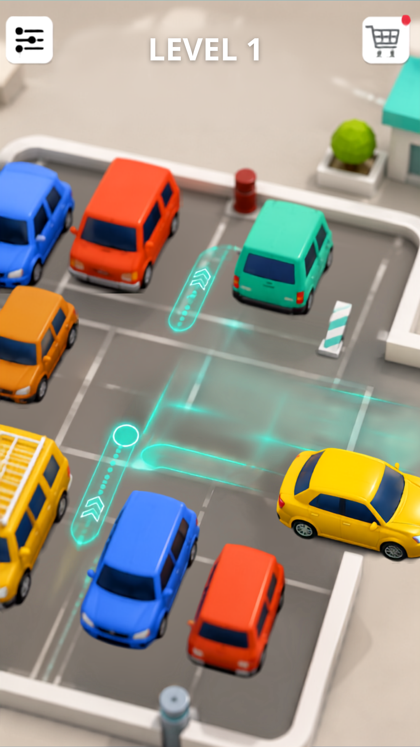 Captura de tela 4 de Parking Unblock Puzzle