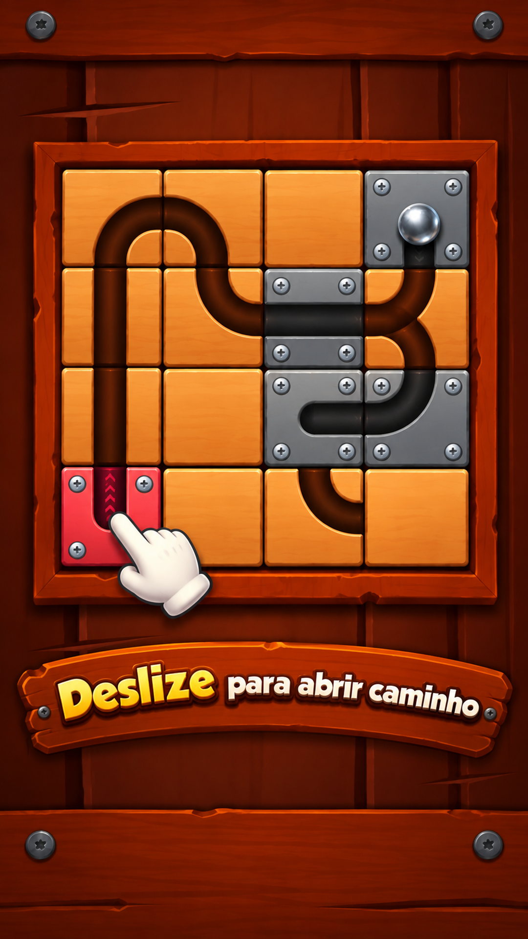 Captura de tela 1 de RollPath: Slide Puzzle