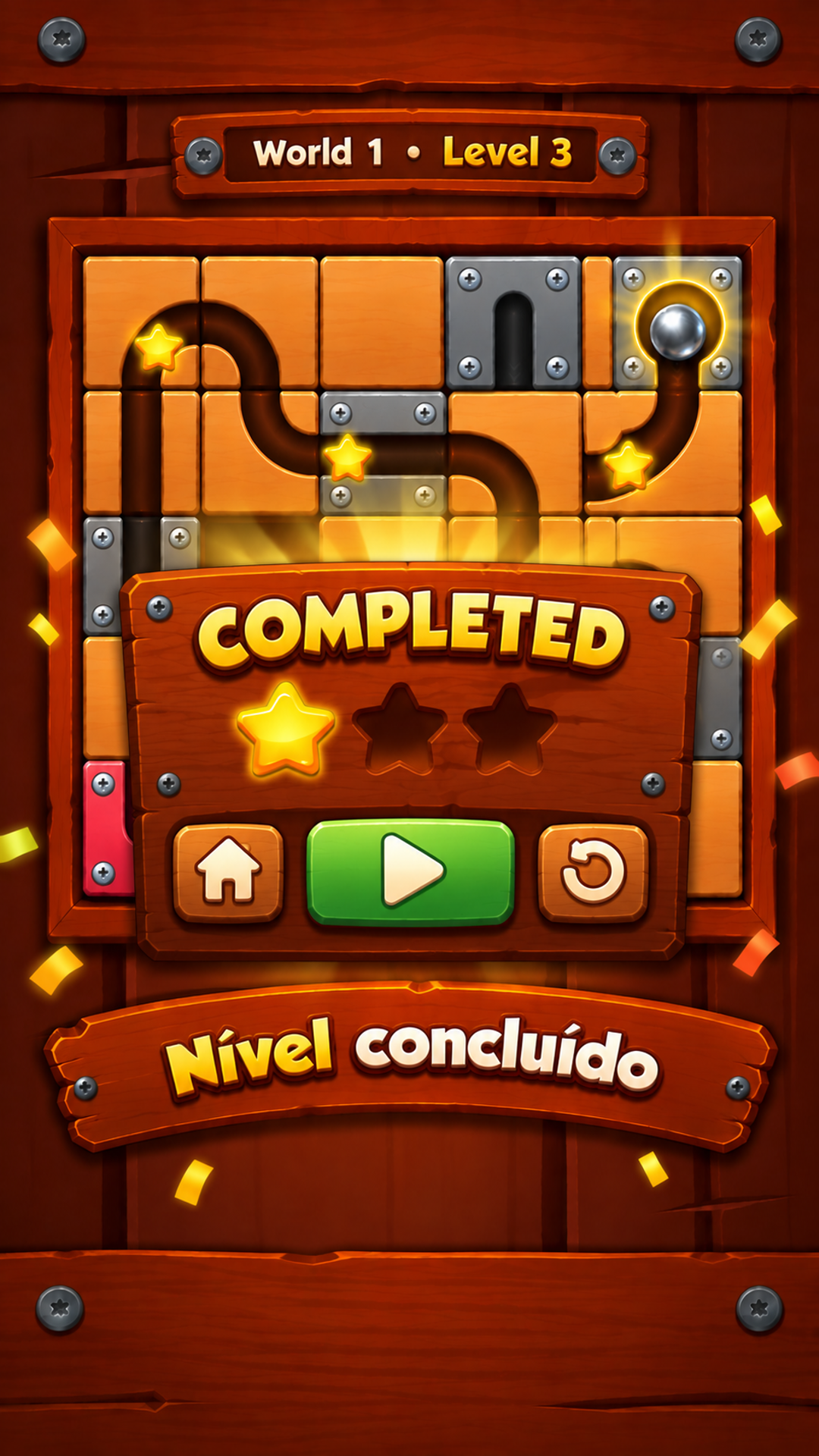 Captura de tela 5 de RollPath: Slide Puzzle