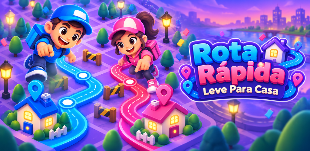 Imagem promocional de Route Rush: Guide Home