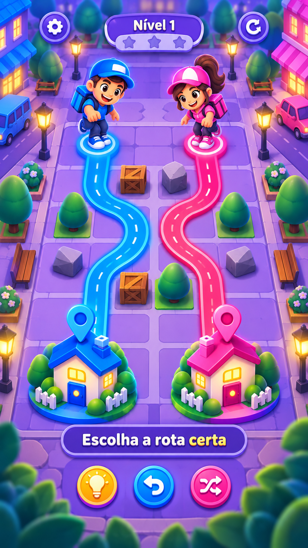 Captura de tela 1 de Route Rush: Guide Home