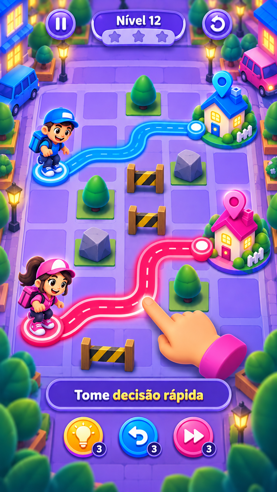 Captura de tela 2 de Route Rush: Guide Home