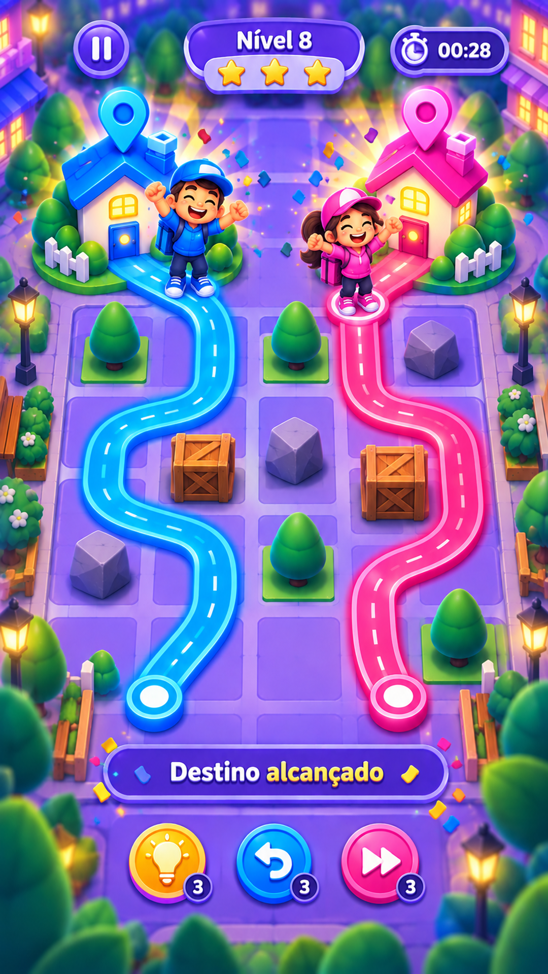 Captura de tela 3 de Route Rush: Guide Home