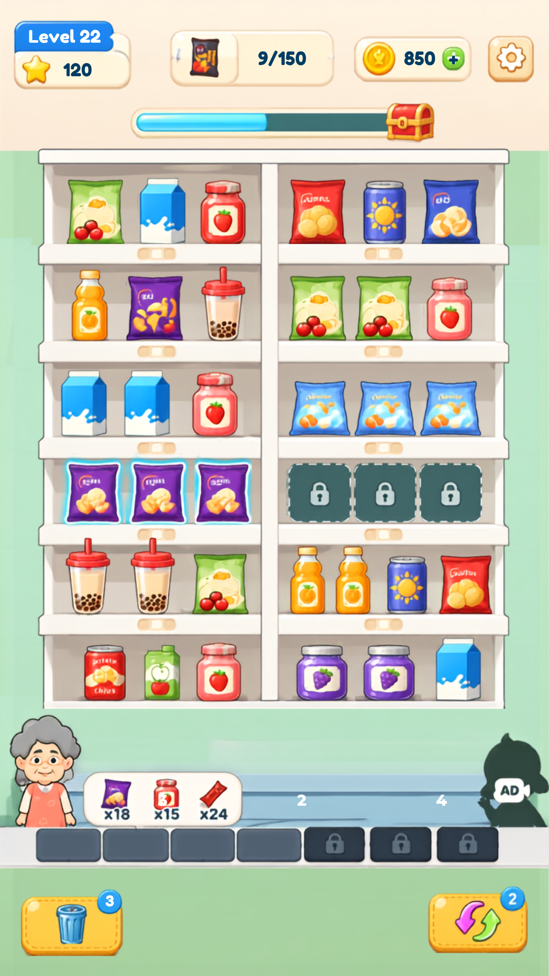 Captura de tela 2 de Shelf Sort: Grocery Match