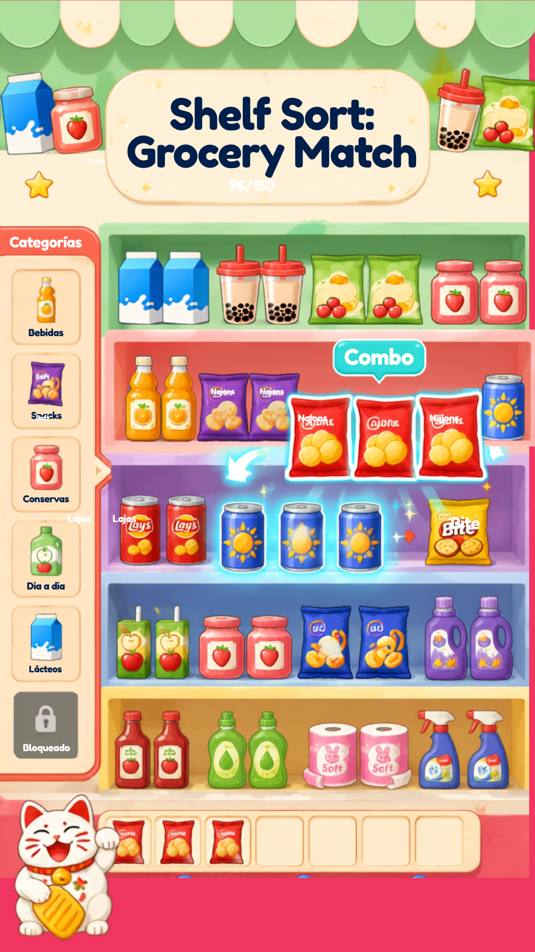 Captura de tela 5 de Shelf Sort: Grocery Match
