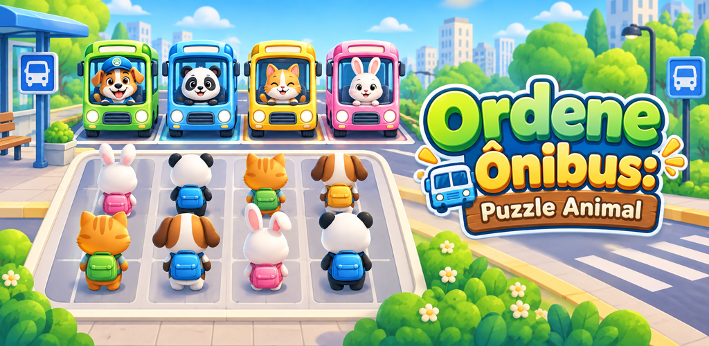 Imagem promocional de Sort the Bus: Animal Puzzle