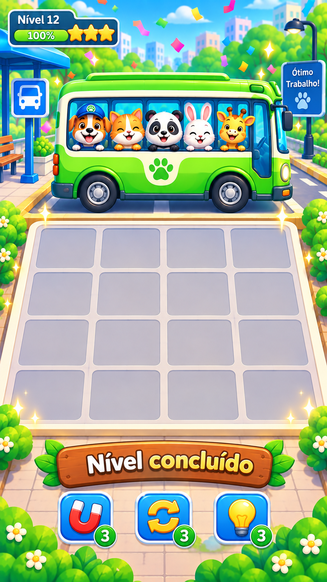 Captura de tela 5 de Sort the Bus: Animal Puzzle