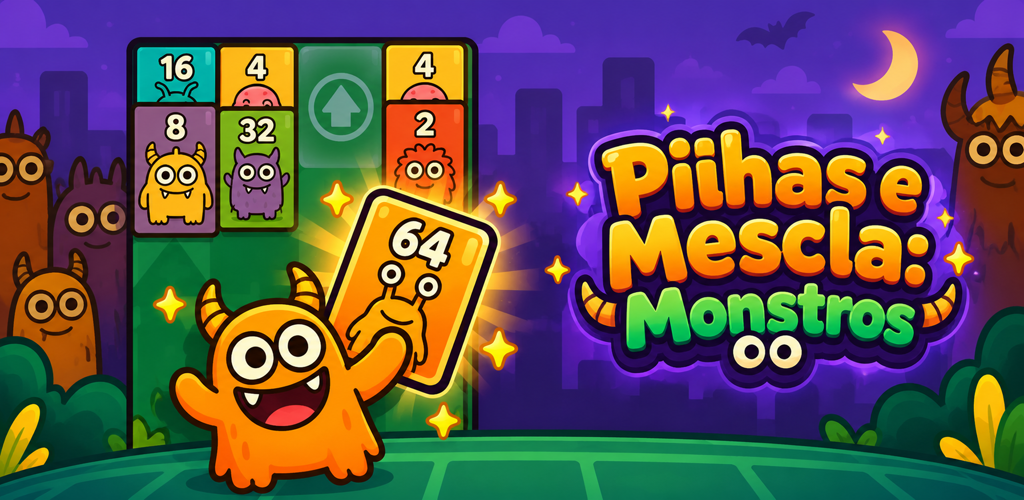 Imagem promocional de Stack & Merge: Monster Cards
