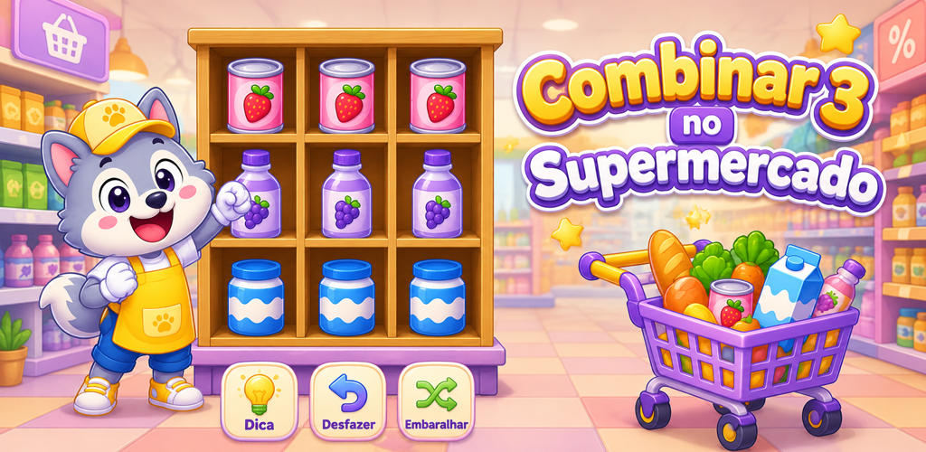 Imagem de Supermarket Match-3 Kids