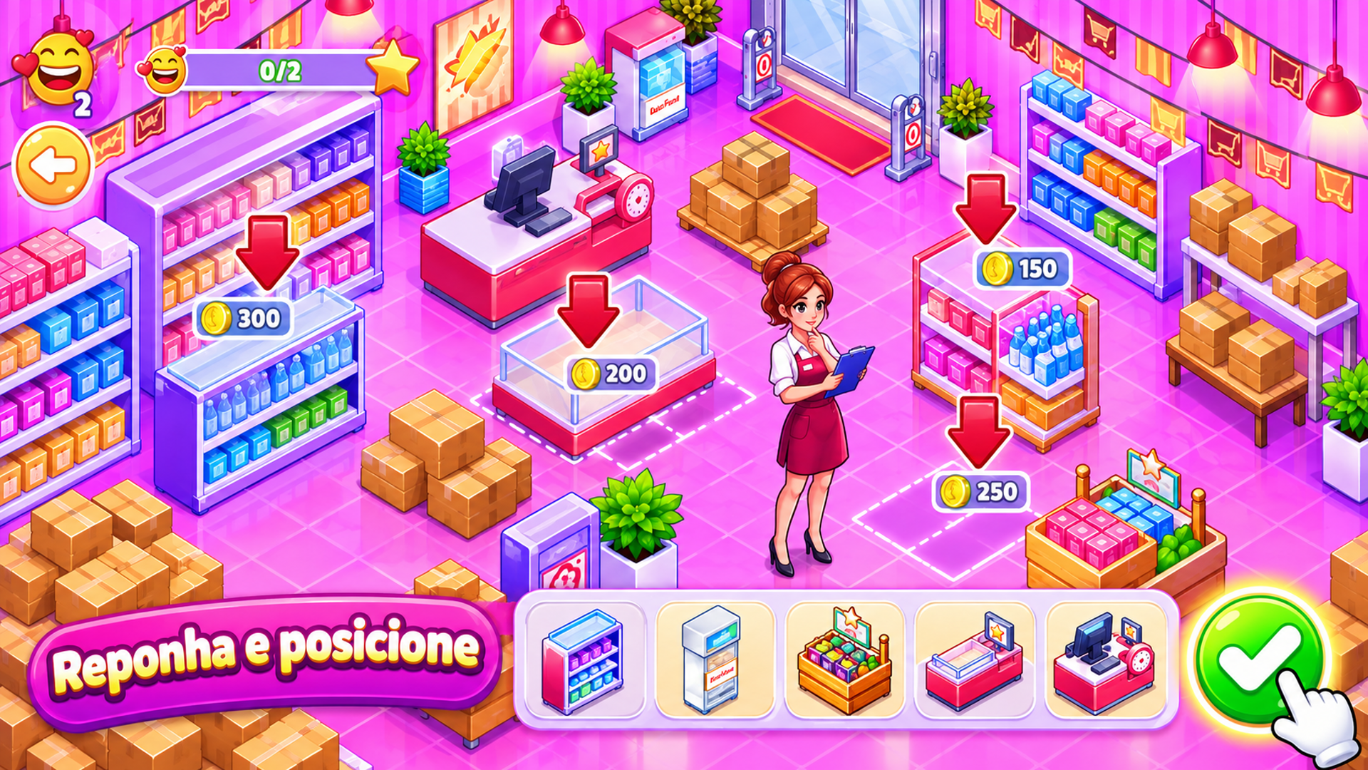 Captura de tela 2 de Market Manager: Build