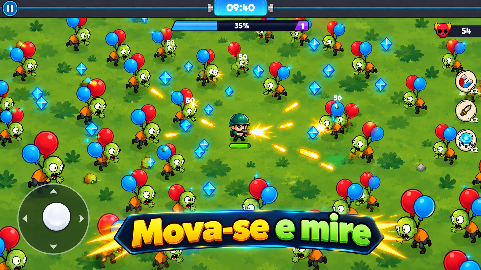 Captura de tela 2 de Zombie Arena: .io Survival