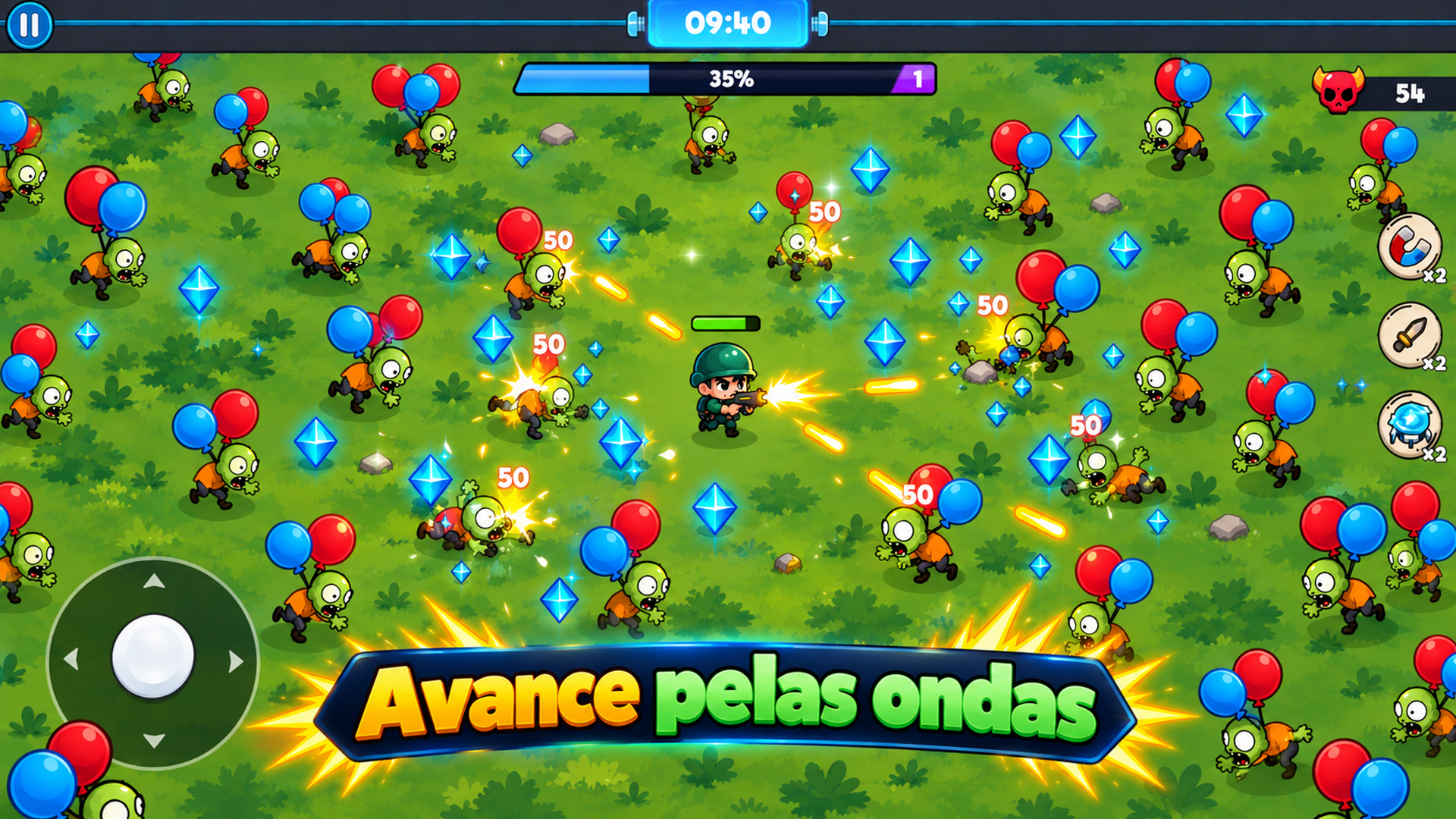 Captura de tela 3 de Zombie Arena: .io Survival