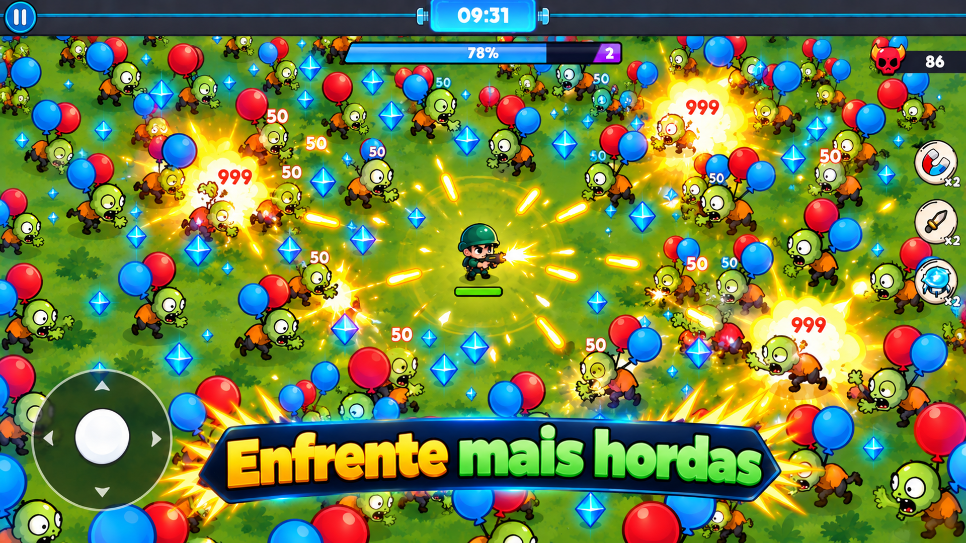 Captura de tela 4 de Zombie Arena: .io Survival
